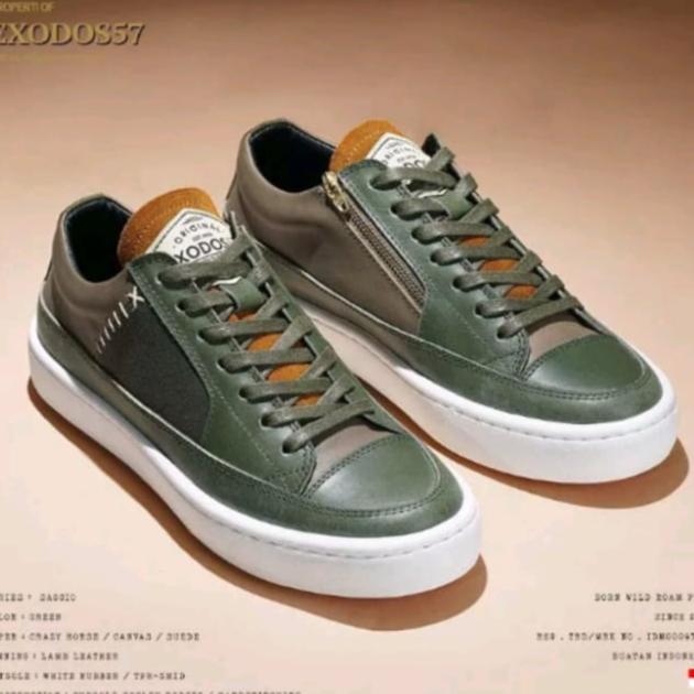 SEPATU EXODOS57 SAGIO GREEN | SEPATU BIKERS | ORIGINAL Harga 695,000 rupiah*Gratis Ongkir