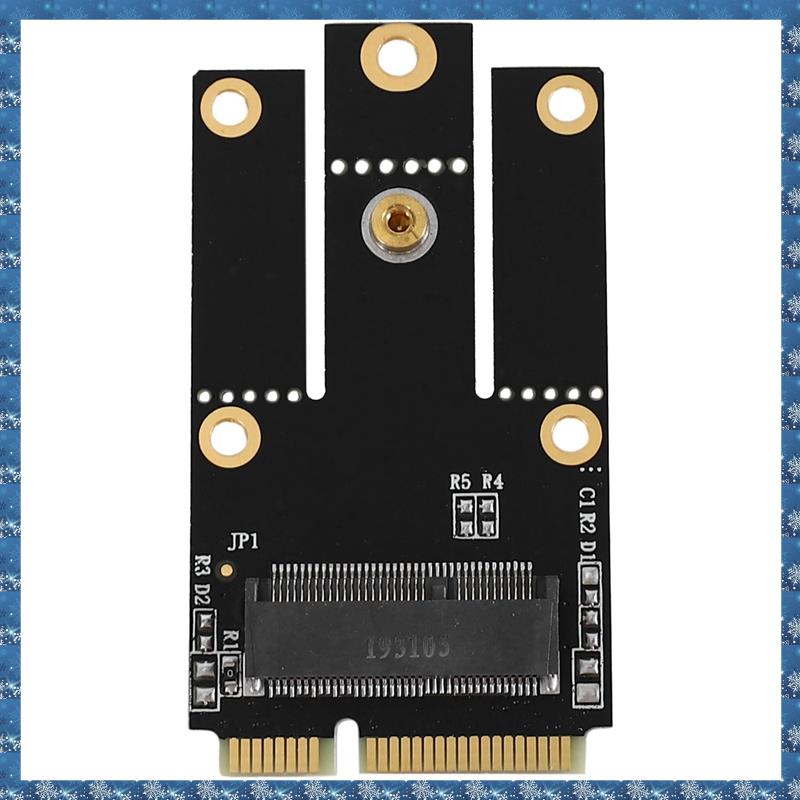 (WUSG) New M.2 NGFF To Mini PCI-E (PCIe+USB) Adapter for M.2 Wifi Bluetooth Wireless Wlan Card AX200