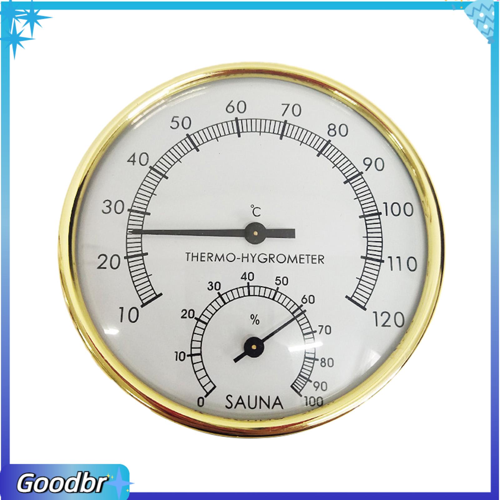 Sauna Humidity Monitor Sauna Hygrometer 1 or 2 Pcs Sauna Thermometer Hygrometer 2-in-1 Indoor Sauna Room Temperature Humidity Monitor Gauge Accurate Sauna Accessories for Home Spa Use