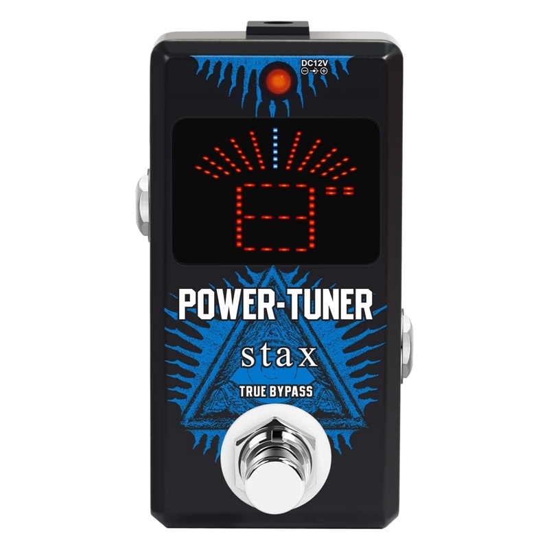 Stax Guitar Power Tuner Pedal 8 Independent 9V Output with High Precision Tuning Pedals for Electric Guitar Mini True Bypass