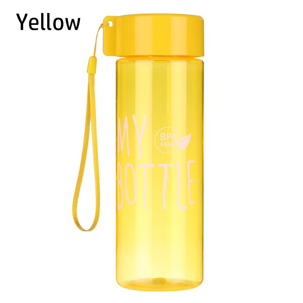 ANGRU4598 500ML Mùa hè Nhựa Công Suất lớn Uống Cup Thể thao Dưới Nước Chai Trong suốt Cà Phê Cốc Nước Trái Cây - 6