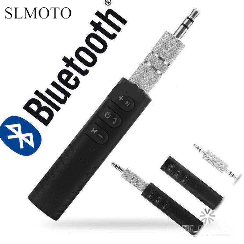 Auto Tour Bộ Thu Bluetooth 5.0 Không Dây Bộ Chuyển Đổi Bộ Phát Giắc Cắm 3.5Mm Cho Xe Hơi Âm Thanh Âm Thanh AUX A2DP Bộ Thu Rảnh Tay