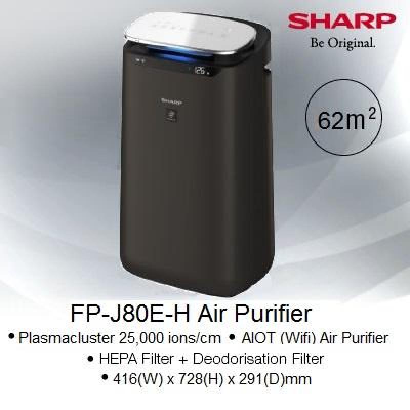 Sharp Air Purifier with AIoT Function FP-J80E-H Singapore