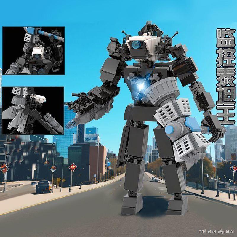 Bản nâng cấp Titan TV Man 3.0 trở lại tương thích với đồ chơi lắp ráp khối LEGO Toilet Man và Monitor Man