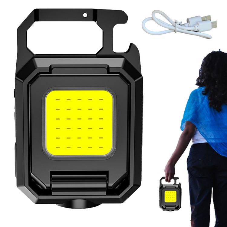 Đèn pin móc khóa Đèn móc khóa đa chức năng Đèn ngoài trời mini Đèn pin nhỏ để câu cá khi cắm trại mất điện ordinary