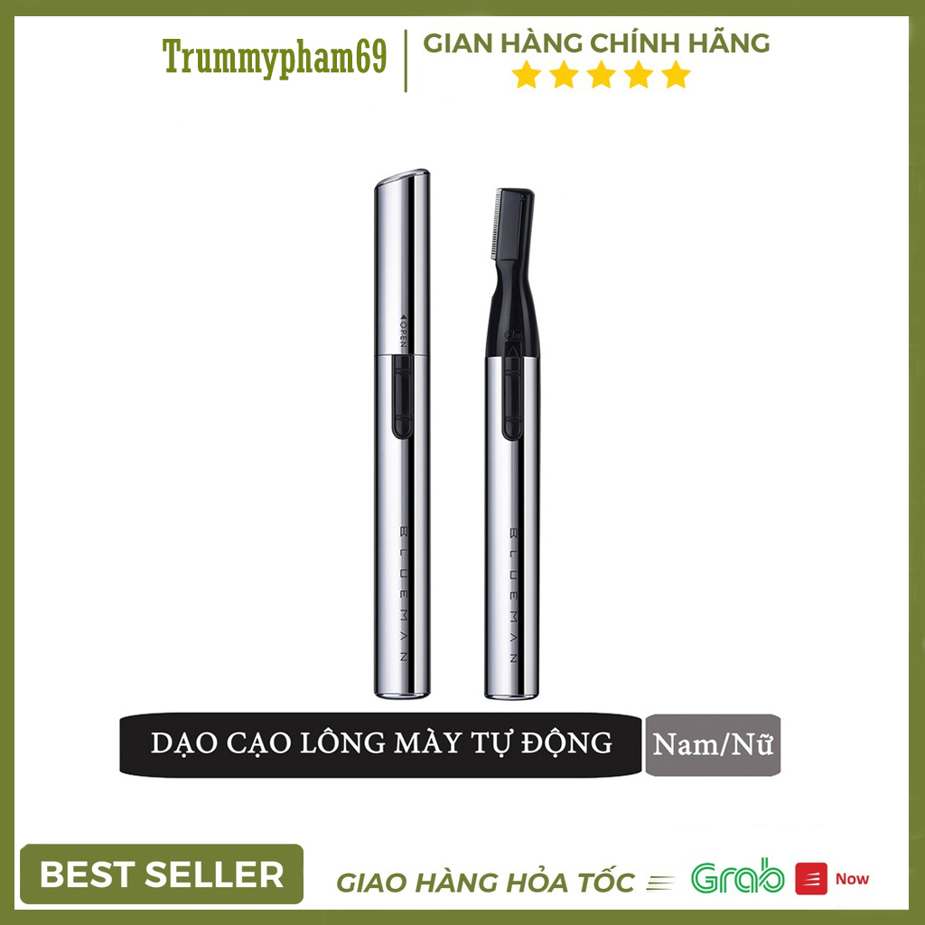 Dao cạo lông mày tự động Blueman cho nam & nữ - pin 4A