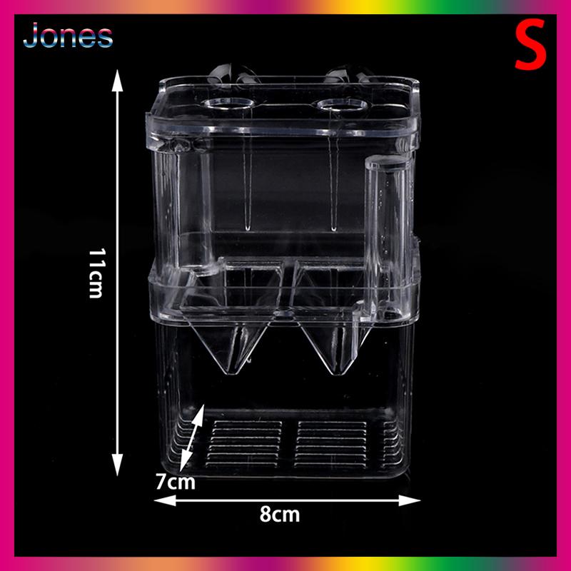 Jones Hai Tầng rõ ràng cá giống hộp cách ly bể cá bể cá nhà nở - 2