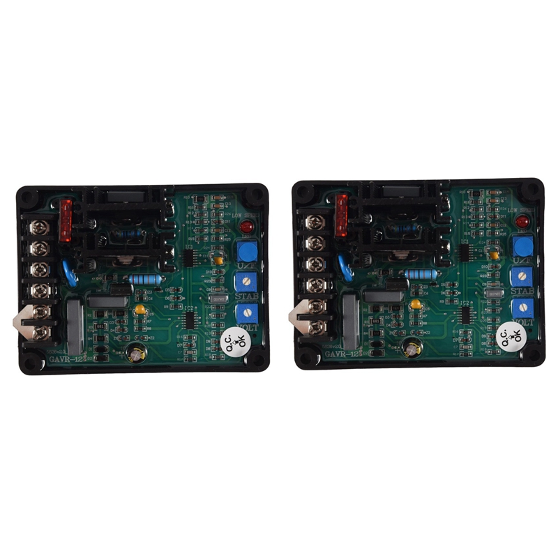 (BEYX) 2X GAVR-12A GAVR 12A AVR for Generator Voltage Regulator Board Voltage Regulator Board Generator Accessories