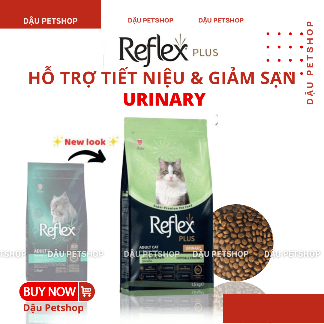 Reflex Plus Urinary – Hạt khô cho mèo trưởng thành hỗ trợ tiết niệu & sạn thận