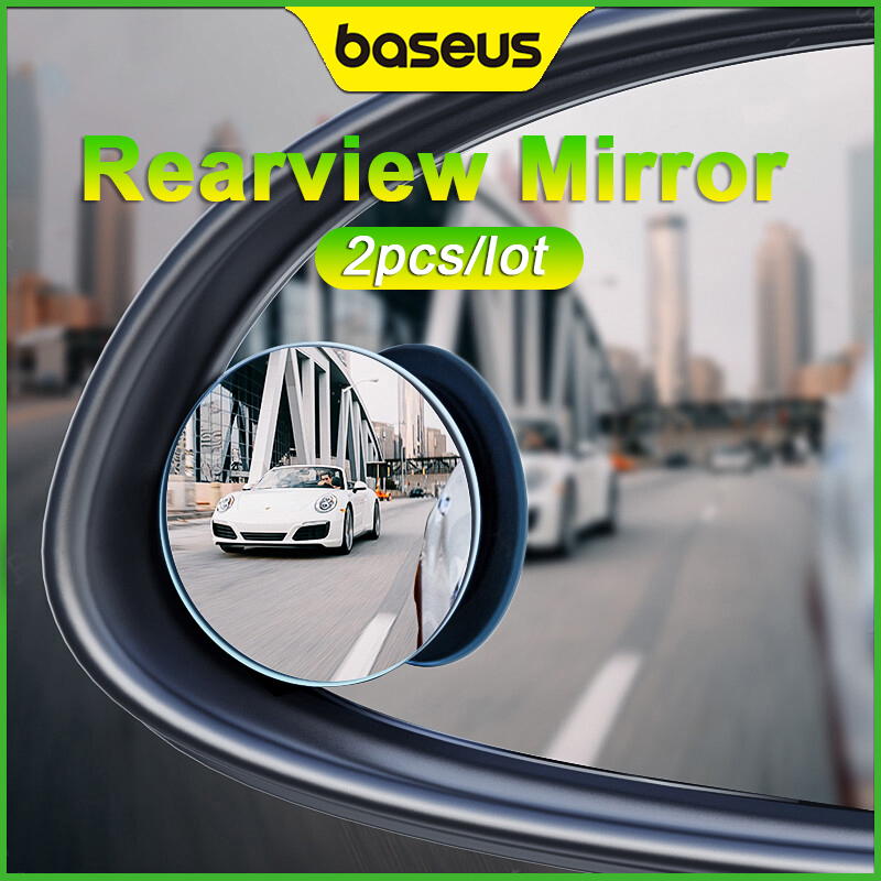 Baseus Car Rearview Mirror HD Convex Blind Spot Auto 360 Degree Wide Angle