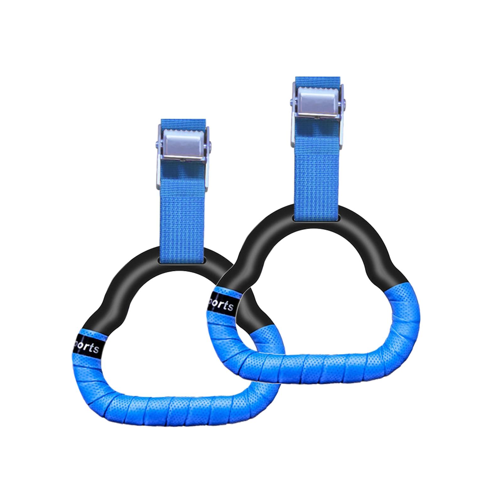 Gymnastics Rings Non Slip Home Gym Strength Training Workout Training Rings