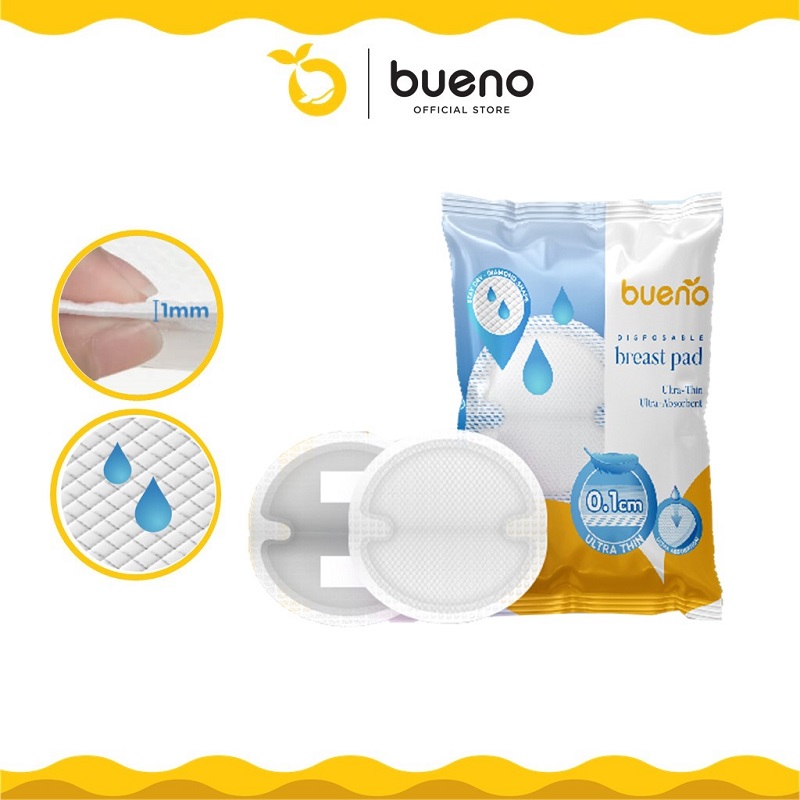 Bueno Ultra Thin Disposable Breast Pad - 30pcs