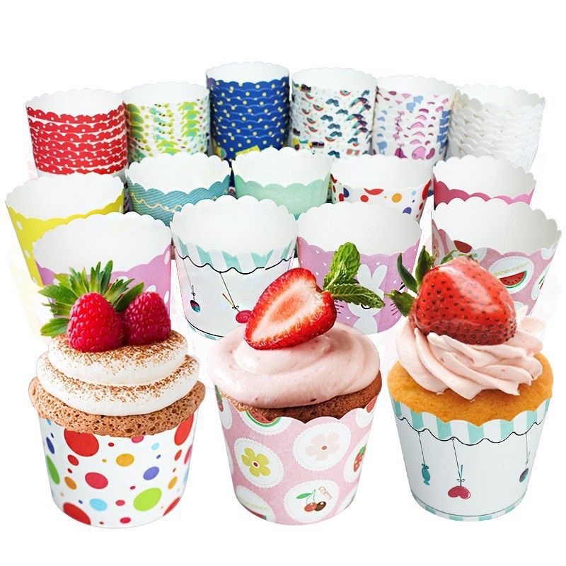 Cup giấy 5-6cm ( nguyên liệu làm bánh thivu mart )