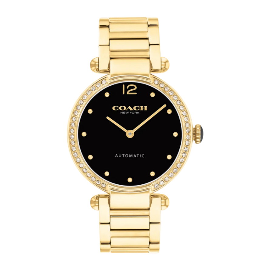 COACH CO14504579 Cary Women Automatic Black Dial Analog Stainless Steel Watch นาฬิกาข้อมือ นาฬิกา ผู้หญิง ราคา 13,280 บาท*ส่งฟรี