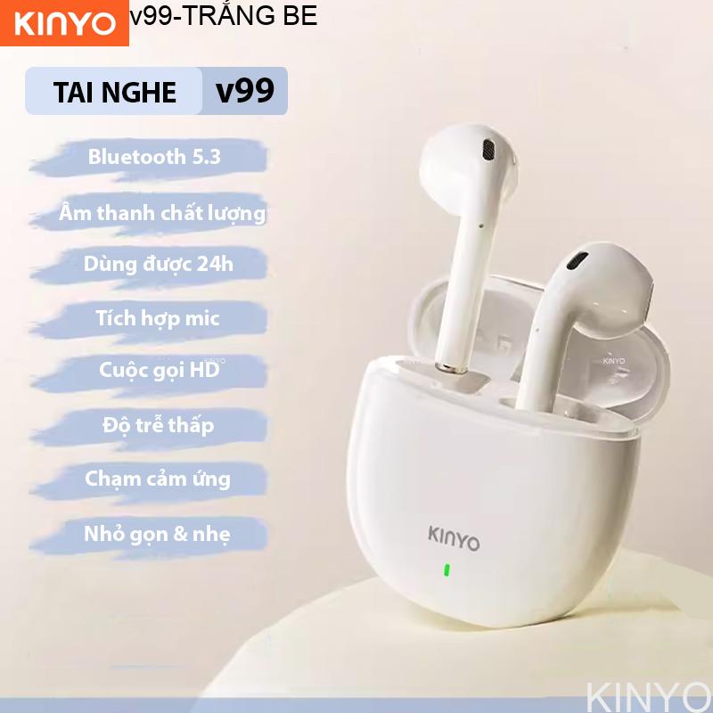 Tai Nghe Không Dây Bluetooth KINYO v99 Cho Văn Phòng Nghe Nhạc