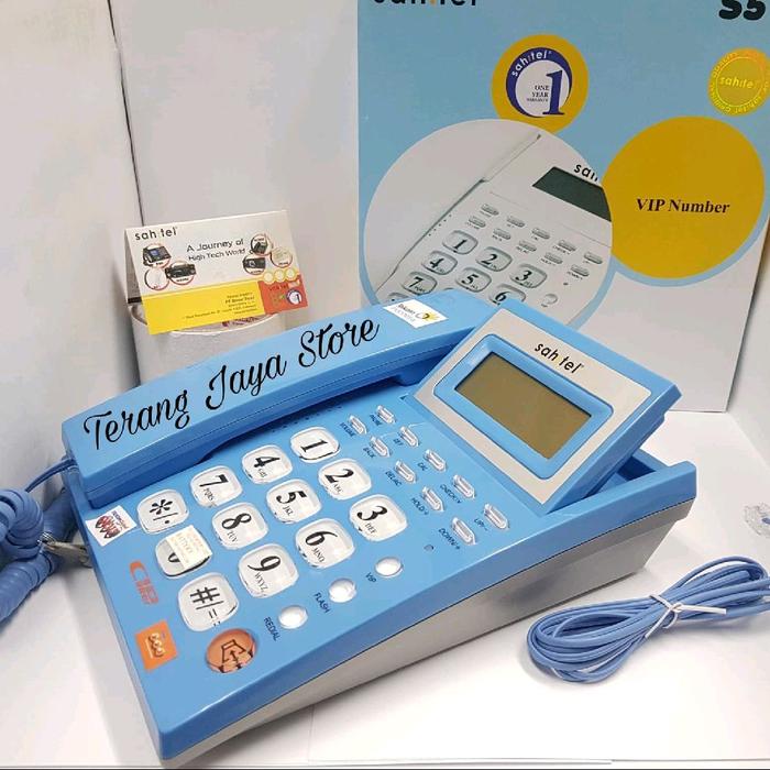 TELEPON KABEL SAHITEL S57 PESAWAT TELEPON RUMAH SAHITEL S-57 (BIRU) - Elvoir Store Harga  335,000 Ringgit*Penghantaran Percuma