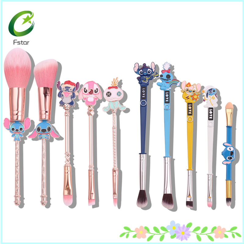 📿Professional Makeup Brush Set Stitch Doll Shape Foundation Eyeshadow Brushes Make-up Toiletry Kit Beauty Tool