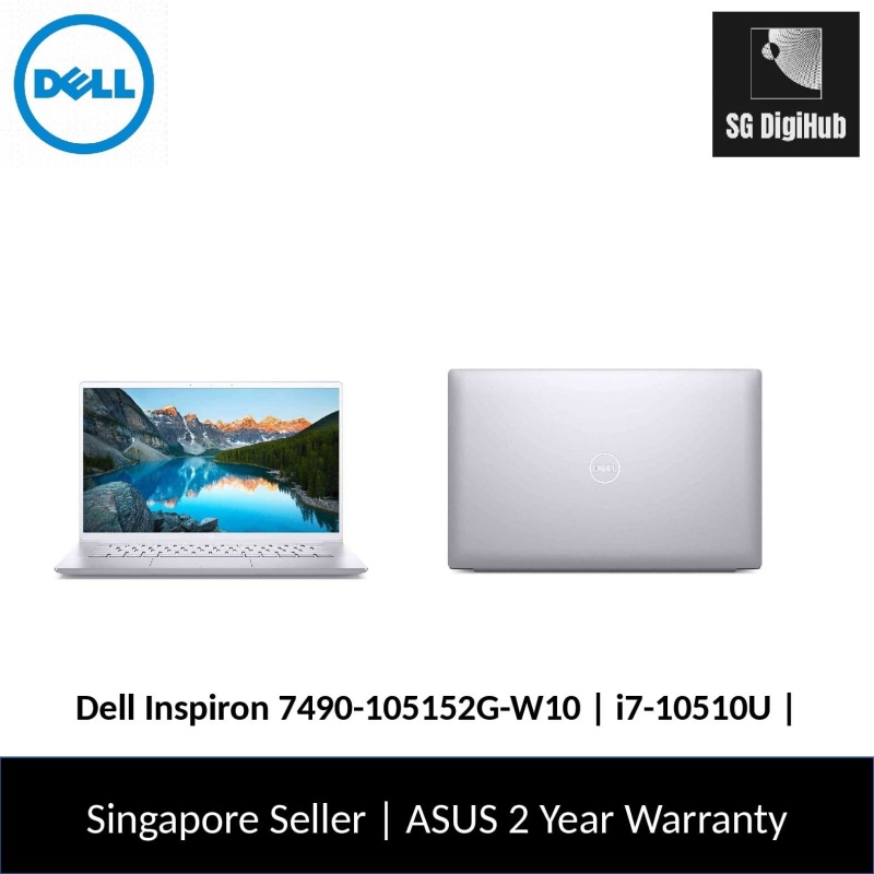Dell Inspiron 7490-105152G-W10 | i7-10510U | 16GB RAM | 512GB SSD | NVIDIA MX250 | 2Y Warranty