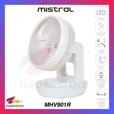 Mistral 9 Inch High Velocity Fan w Remote / MHV901R (3 Year Warranty on Motor)
