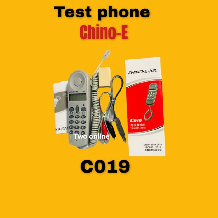 TEST PHONE CHINOE C019 / TESTPHONE MICROTEST CHINOE CHECKER RJ11-Shelishop13 Harga  166,000 Ringgit*Penghantaran Percuma