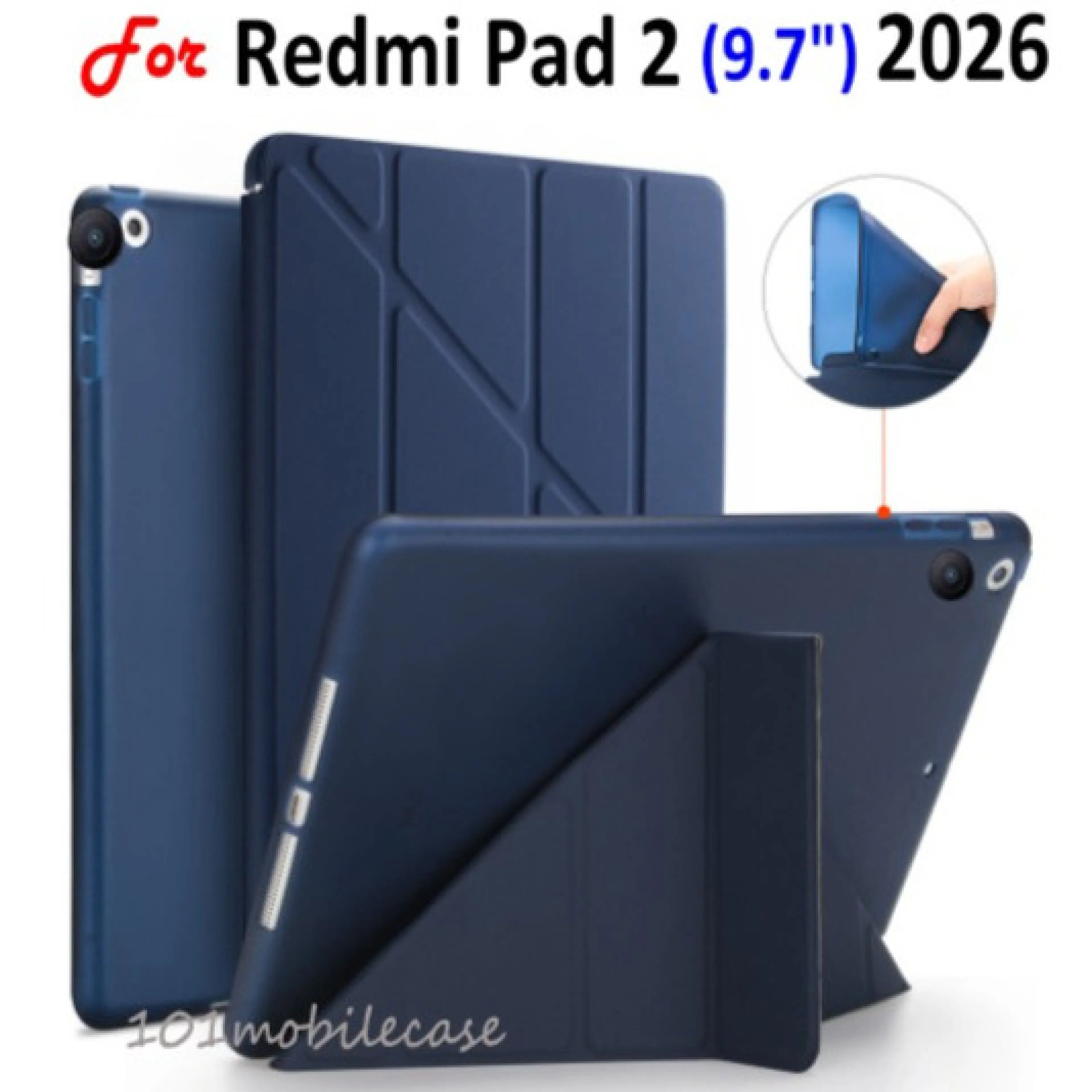 เคสฝาพับ พับตัวY สำหรับ เรดมี่ แพด 2 9.7 2026 Case มีช่องปากกา เคส For Redmi Pad 2 9.7 2026 redmi Pad SE 11 8.7 Pad2 Pro12.1