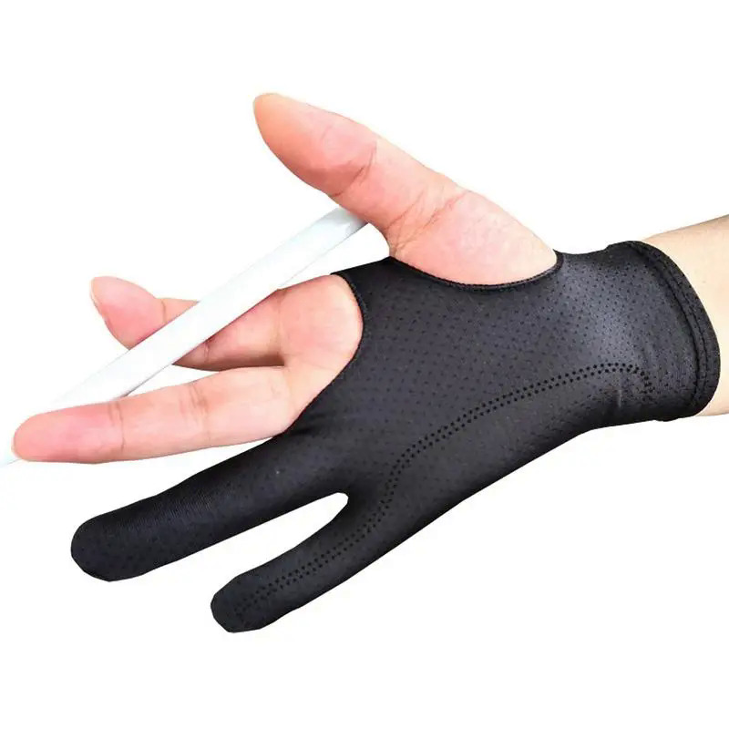 5 Pack Artist Gloves For Tablet Digital Drawing Glove Two Thicken Palm  Rejection Glove For Graphics