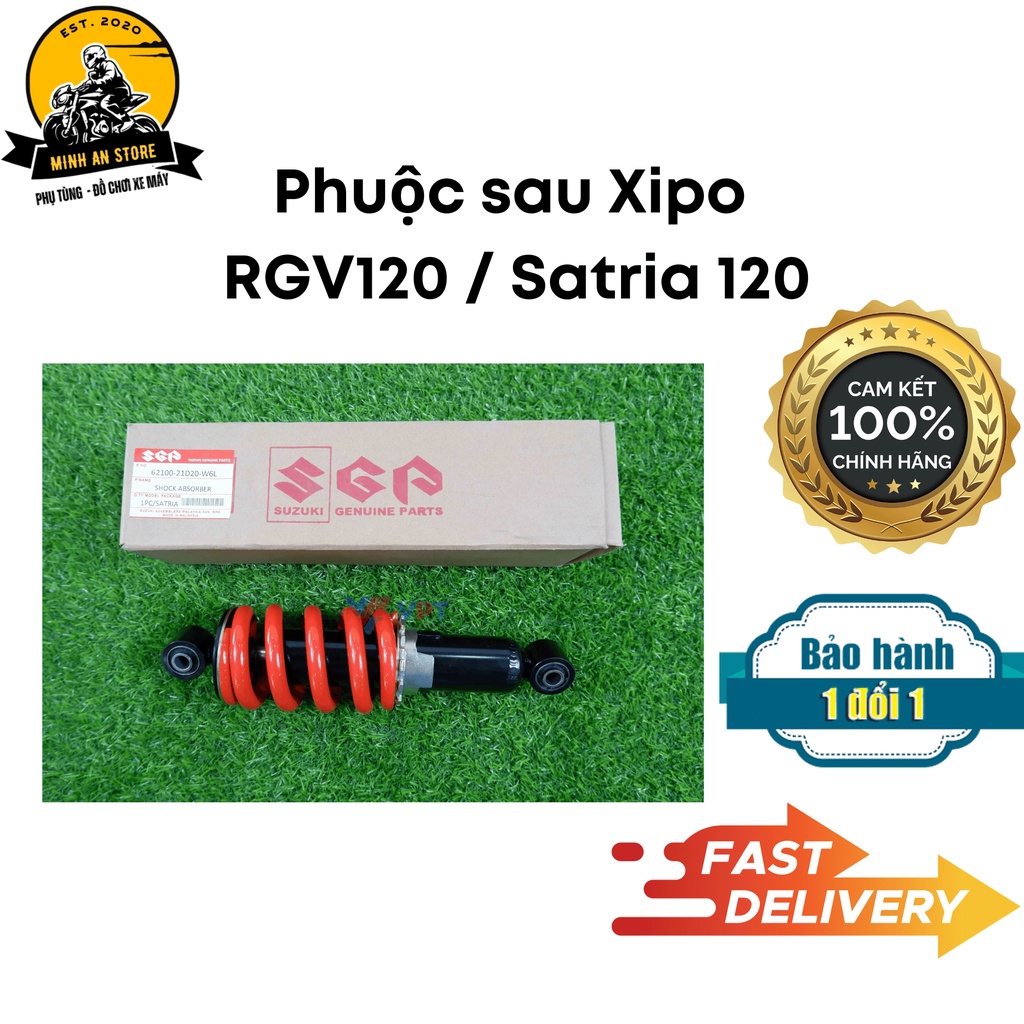Phuộc sau Xipo RGV120 / Satria 120 - Hàng chính hãng - Nhập khẩu Malaysia