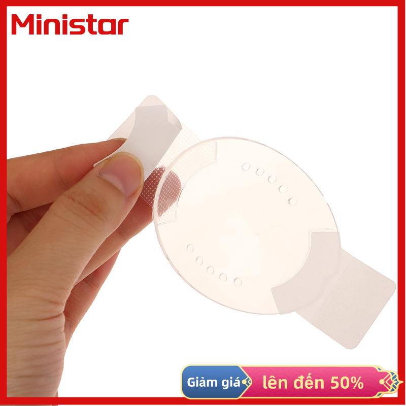 Ministar Tự dính rõ ràng nhựa chăm sóc mắt lá chắn mắt với 10 lỗ cần thiết sau khi phẫu thuật mắt va chạm tránh bảo vệ mắt