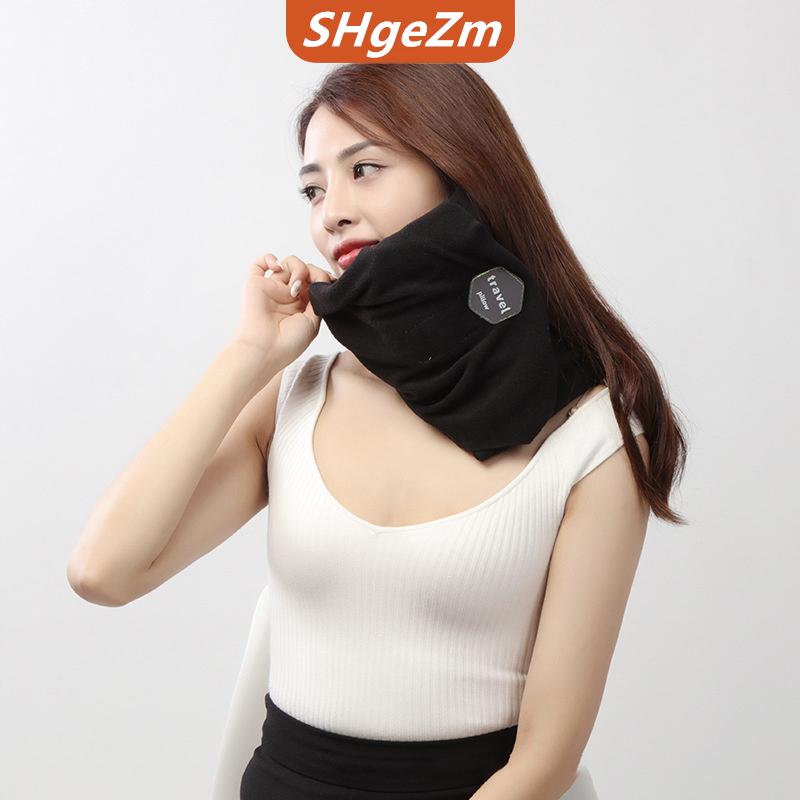 [COD] SHgeZm Khăn gối ngủ văn phòng ngủ trưa cổ gối cho du lịch cổ tử cung bảo vệ gối hình chữ U máy bay xách tay Gối