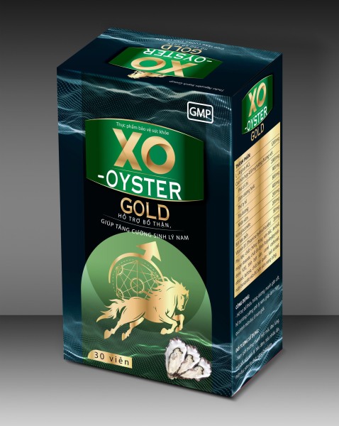 Viên uống bổ thận hàu biển XO- OYSTER GOLD-giúp bổ thận tráng dương , tăng cường sinh lý nam giới , cường dương, giảm tiểu đêm , khoẻ sinh lý - hộp 30 viên nhập khẩu