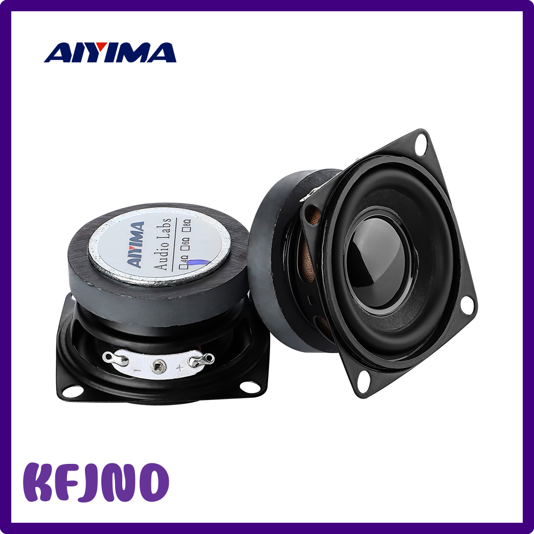 [KFJND] AIYIMA 2Pcs 2 Inch Portable Full Range Audio Speaker 4 Ohm 5W HiFi Speaker Subwoofer Woofer Loudspeaker Amplifier Home Theater Harga  105 Ringgit*Penghantaran Percuma
