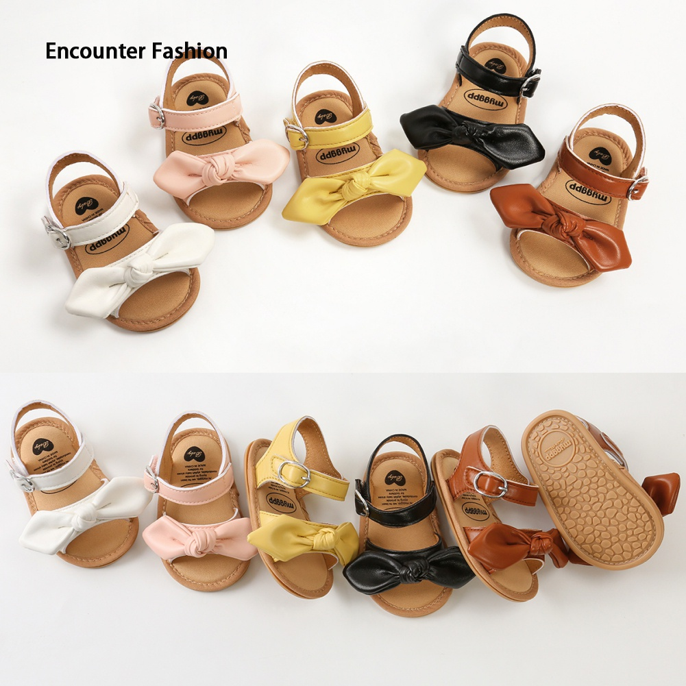 Fashionable anti slip bow sandals, suitable for young children's learning ราคา 120 บาท*ส่งฟรี