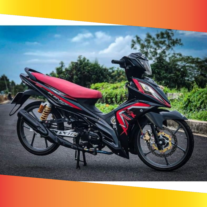 Tem rời xe Galaxy Sym 50cc mẫu Mx đỏ đen cực đẹp tem cao cấp không bay màu chống nước.(không bao gồm