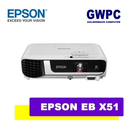 Epson EB-X51 XGA 3LCD Projector EB X51 EBX51