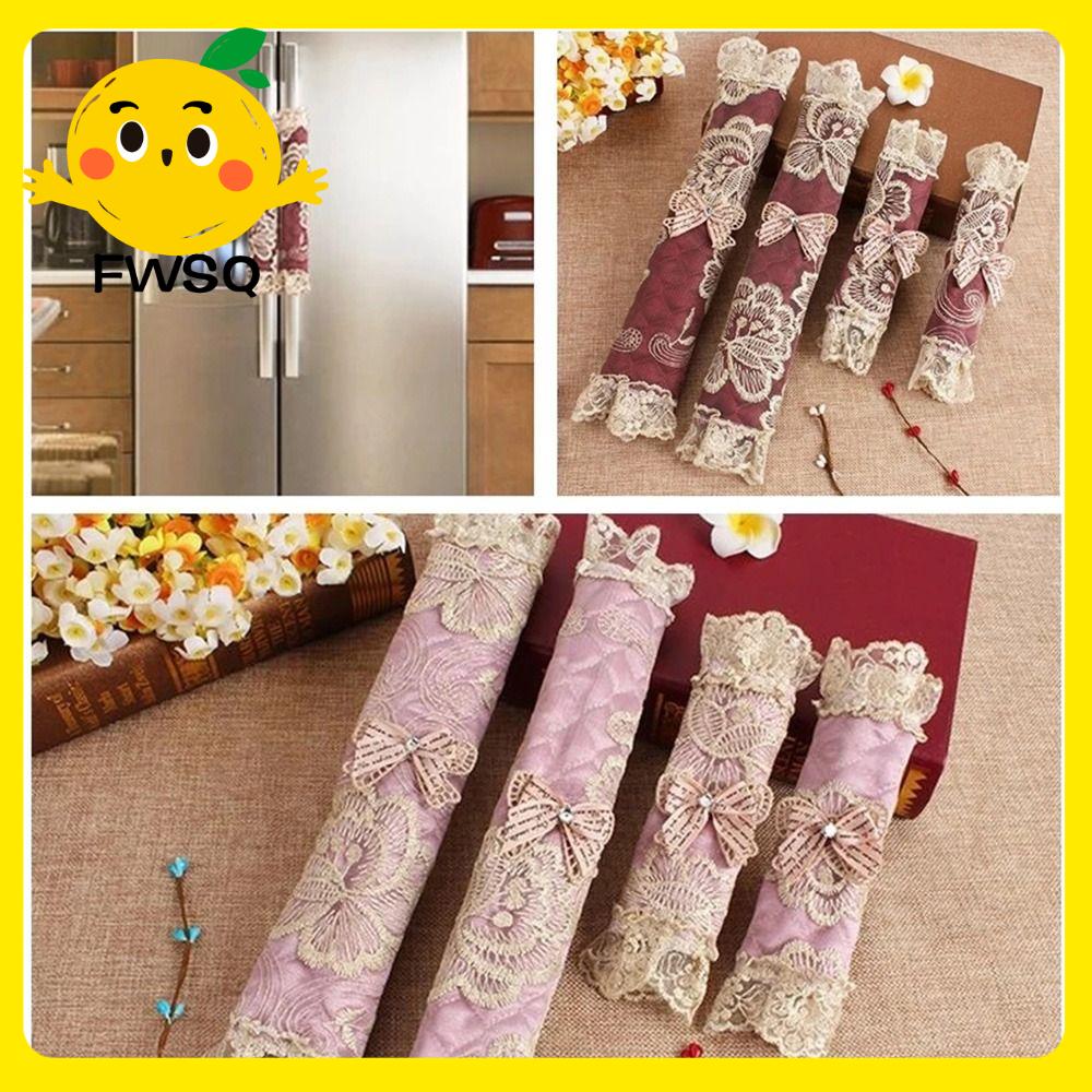 Fwsq Smudges Trang Trí Nội Thất thiết bị nhà bếp Bảo Vệ Mùa Đông Thiết Bị bọc tay nắm S Cotton Găng Tay Ấm Hơn cửa tủ lạnh bọc tay nắm tay nắm cửa tủ lạnh bọc tay nắm