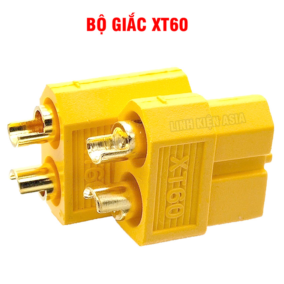 Bộ 2 đầu kết nối xt60 chịu tải cao