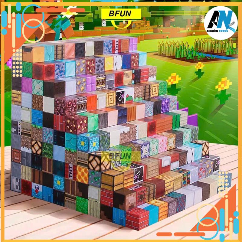 khối lập phương tính từ Minecraft, nam châm xếp hình Toy Rubik Toy Rubik Toy Rubik Đồ Chơi