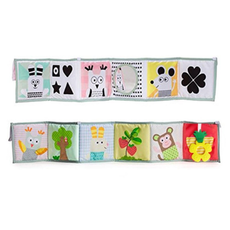 Fang Fang Baby Toys Crib Bumper Baby Cloth Book Baby Education Book - 3# - intl