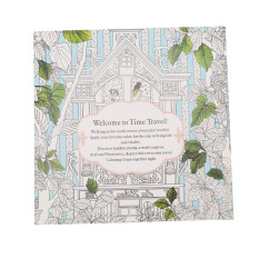 HengSong Secret Garden Time Travel And Coloring Book English 12pages