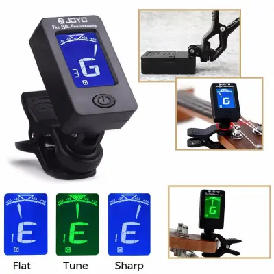 LCD Clip-on Electronic Digital Guitar Tuner for Chromatic Bass Violin Ukulele