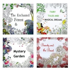 Rorychen English Version Of The Package Secret Garden Decompression Hand Painted Color Picture Book