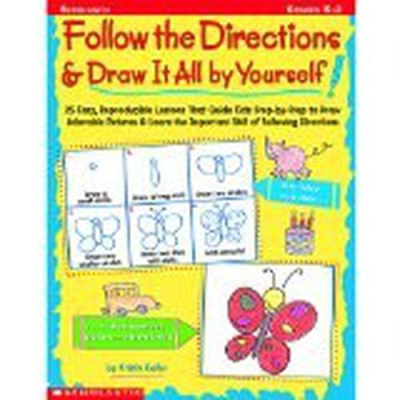 SC914007 Follow the Directions & Draw It All by Yourself!