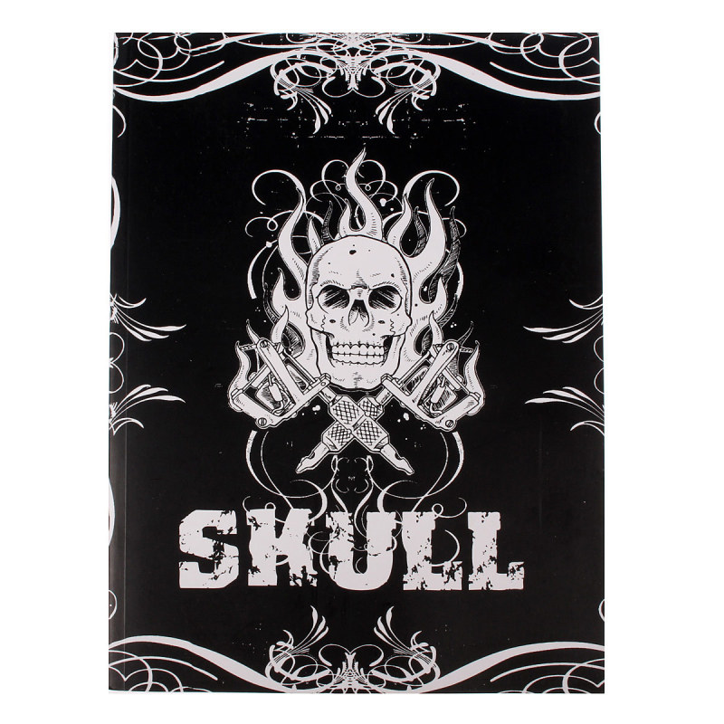 Skull Design Sketch Book Tattoo Works Art Supplies A4 76 Pages - intl