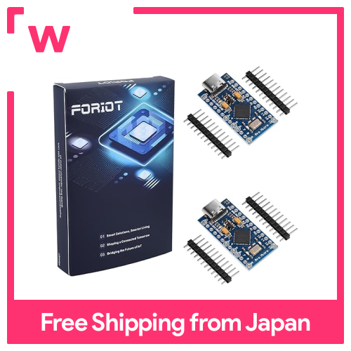 Foriot 2 cái Pro Micro mô-đun bảng mạch phát triển với Type-C giao diện At-mega32U4 vi điều khiển mô-đun với 5V 16Mhz pins