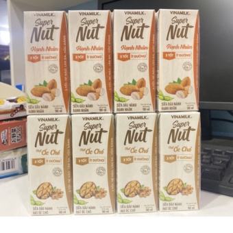 Sữa đậu nành Hạt Óc Chó/Hạnh Nhân Vinamilk vỉ 180ml [Mẫu Mới]