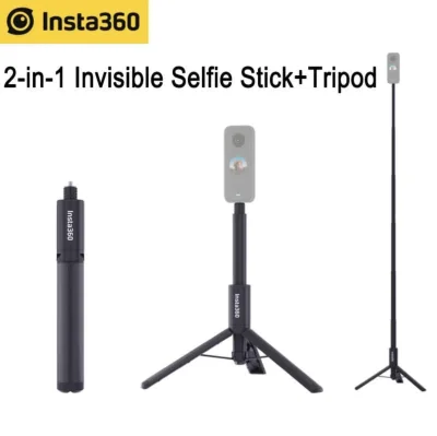 Insta360 2 in 1 Invisible Selfie Stick Tripod Two in One