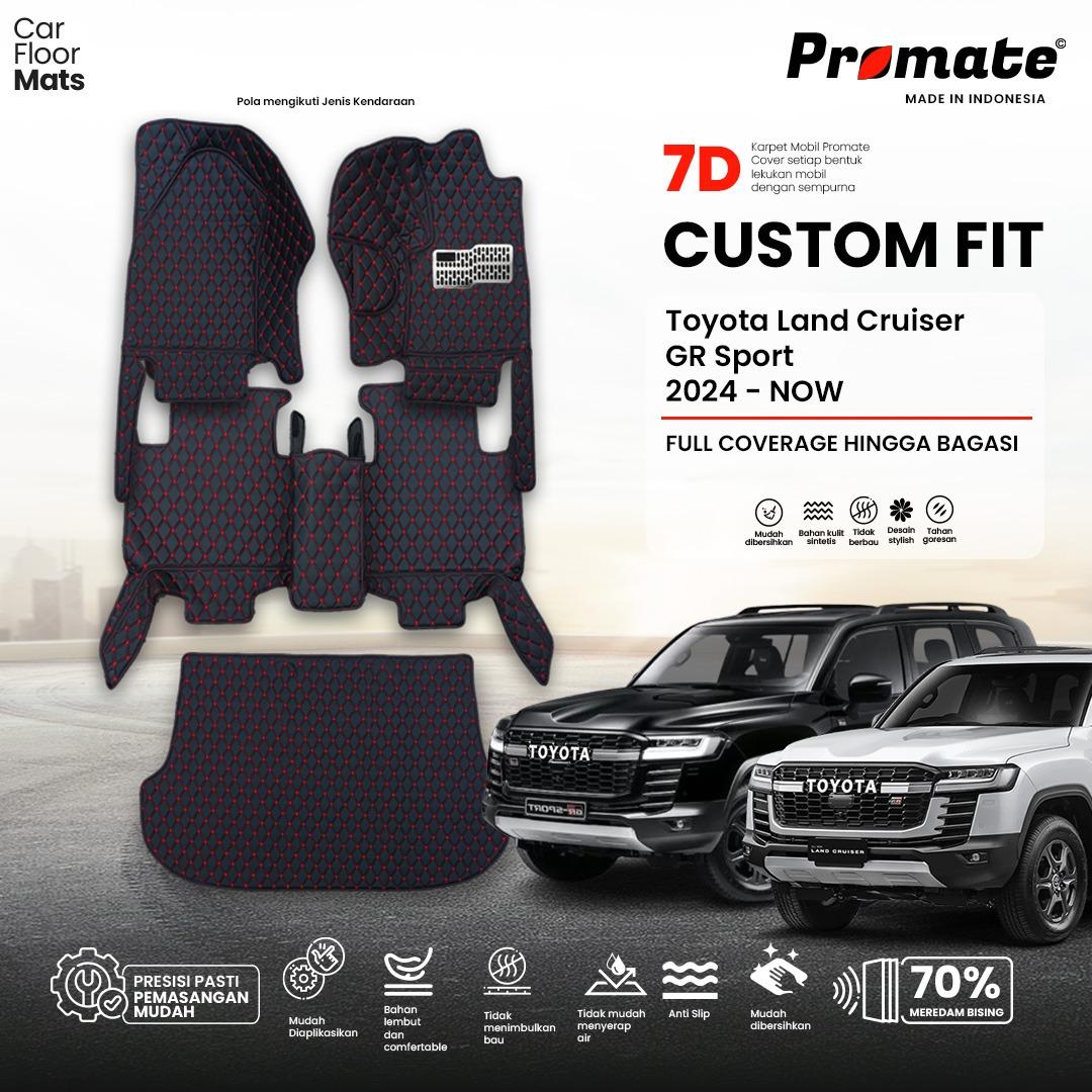 [CJ] Karpet Mobil TOYOTA Land Cruiser 7D Premium EXTRA Fullset sampai bagasi PLUS Coilmat Harga 2,050,000 rupiah*Gratis Ongkir