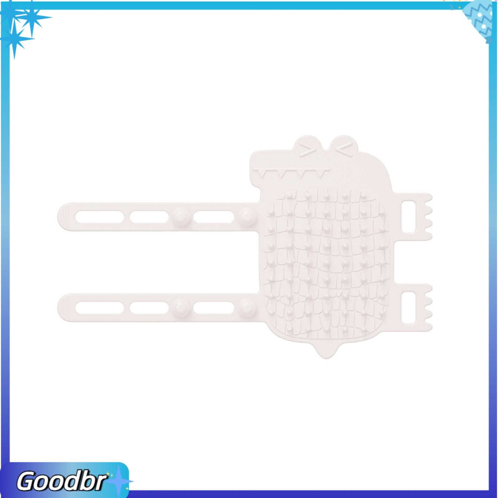 Goodbro Tự Chải Chuốt Mèo Đồ chơi con mèo Dụng cụ chải lông Mèo Tự Chải Chuốt hình cá sấu Silicone mặt mèo Massager Dụng cụ chải lông Cho chân bàn Mèo Cây Tương Tác đồ chơi cho thú cưng Cho Mèo tẩy lông dễ dàng Massage