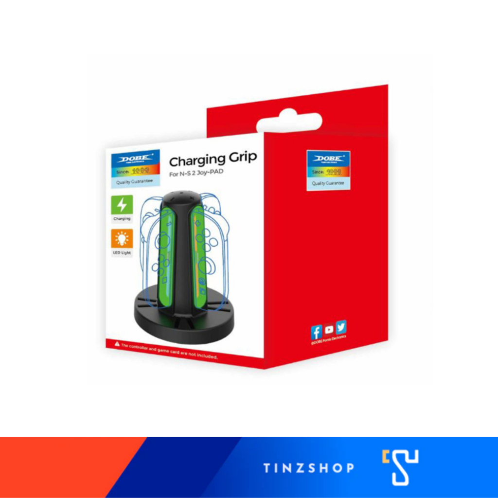 [Switch2] Dobe Tns-3172 Charging Dock for 4 Joy-Con Controllers with 6 Game Storage Slots for Nintendo Switch 2 ราคา 589 บาท*ส่งฟรี