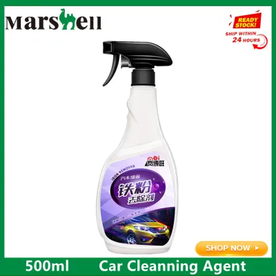 Marshell Iron Powder Remover 500ml Iron Powder Remover Strongly Dissolves and Penetrates Rust to Remove The Rust of Car Paint